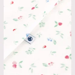 Pyjamas|Pyjamas*Petit Bateau Pyjama en coton à col fleuri de