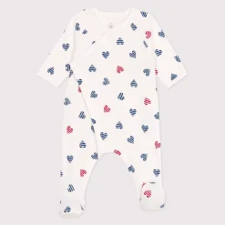Pyjamas|Vêtements Naissance*Petit Bateau Pyjama en coton cœur rayé de