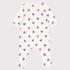 Pyjamas|Vêtements Naissance*Petit Bateau Pyjama en coton cœur rayé de