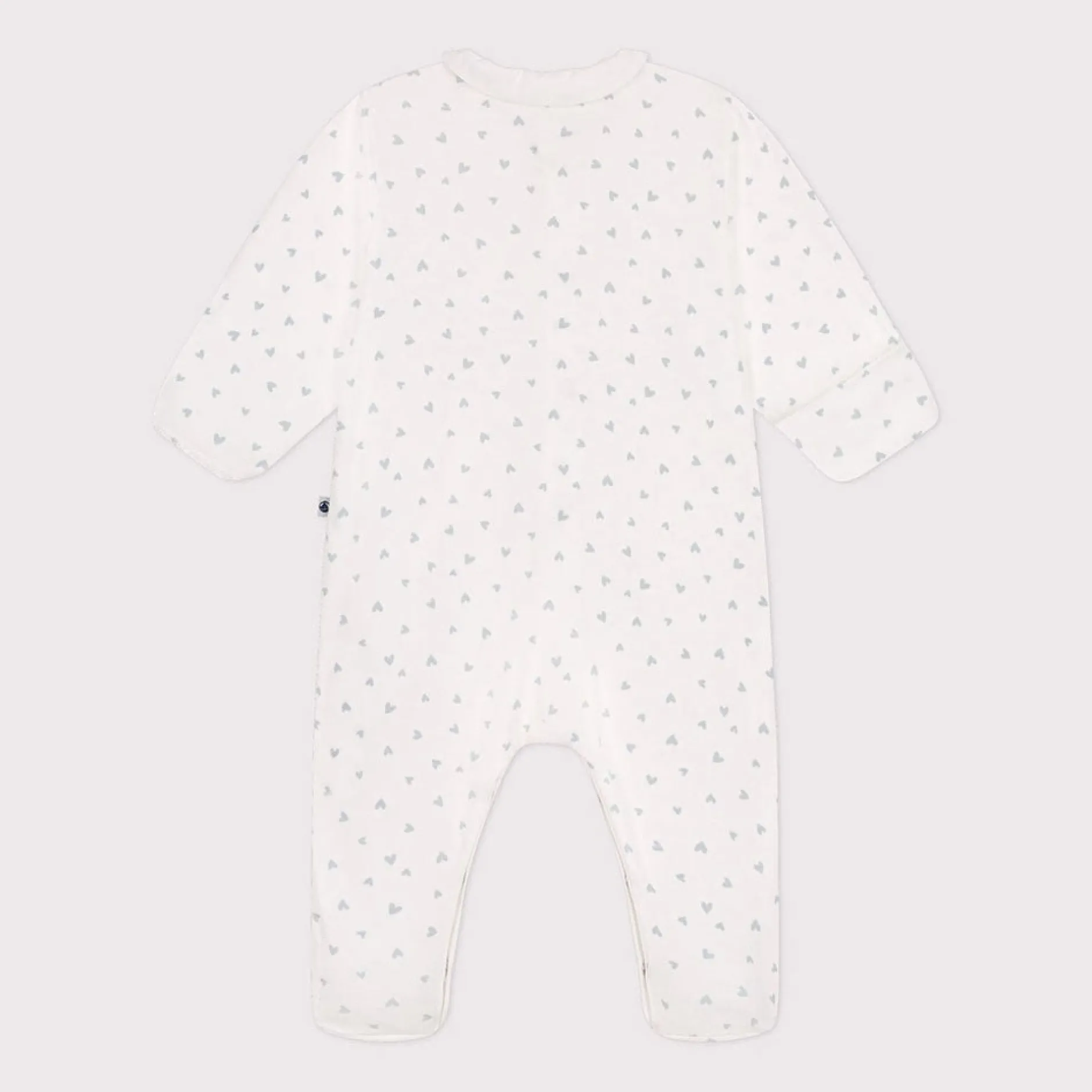 Vêtements Naissance|Pyjamas*Petit Bateau Pyjama imprimé en coton de Bleu Marshmallow / Blanc Gomme