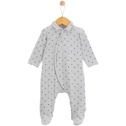 Prématuré|Pyjamas*P'tit bisou Pyjama ouverture avant Lapin Câlin de Gris