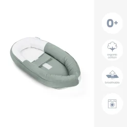 Cales-Bébé*Babymoov Réducteur nouveau-né doomoo Cocoon de Tetra jersey green