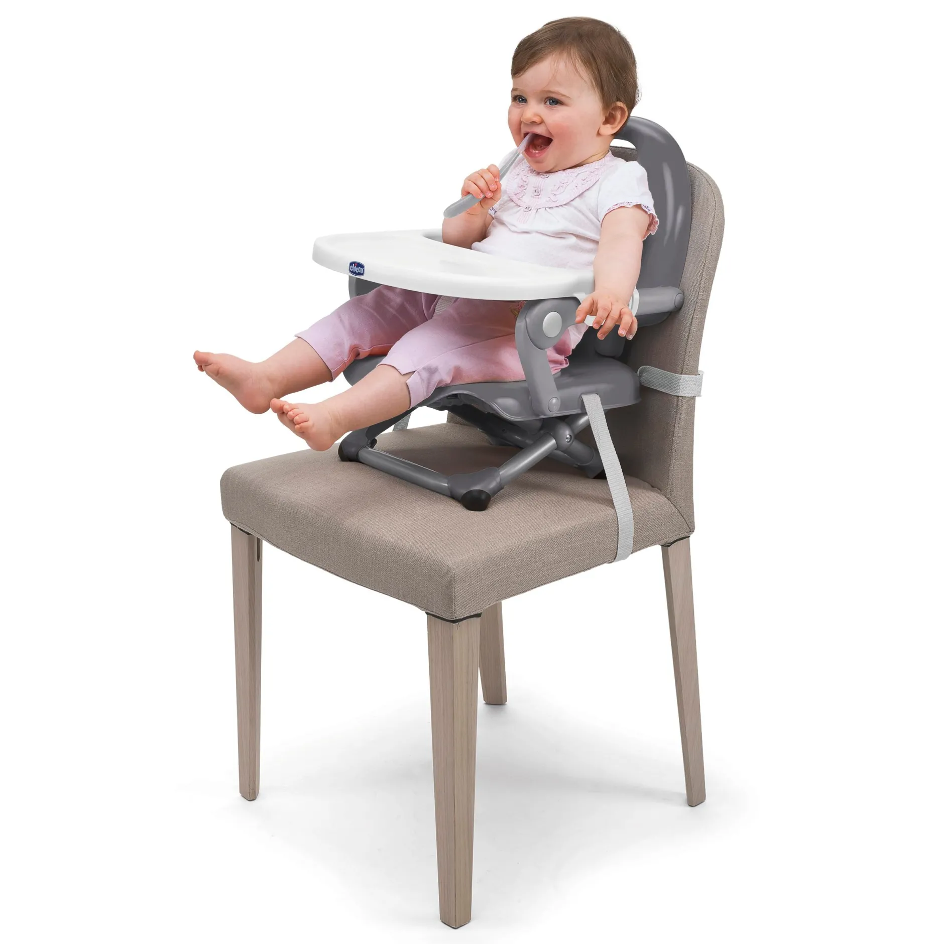 Rehausseurs*Chicco Rehausseur Pocket Snack de Dark Grey