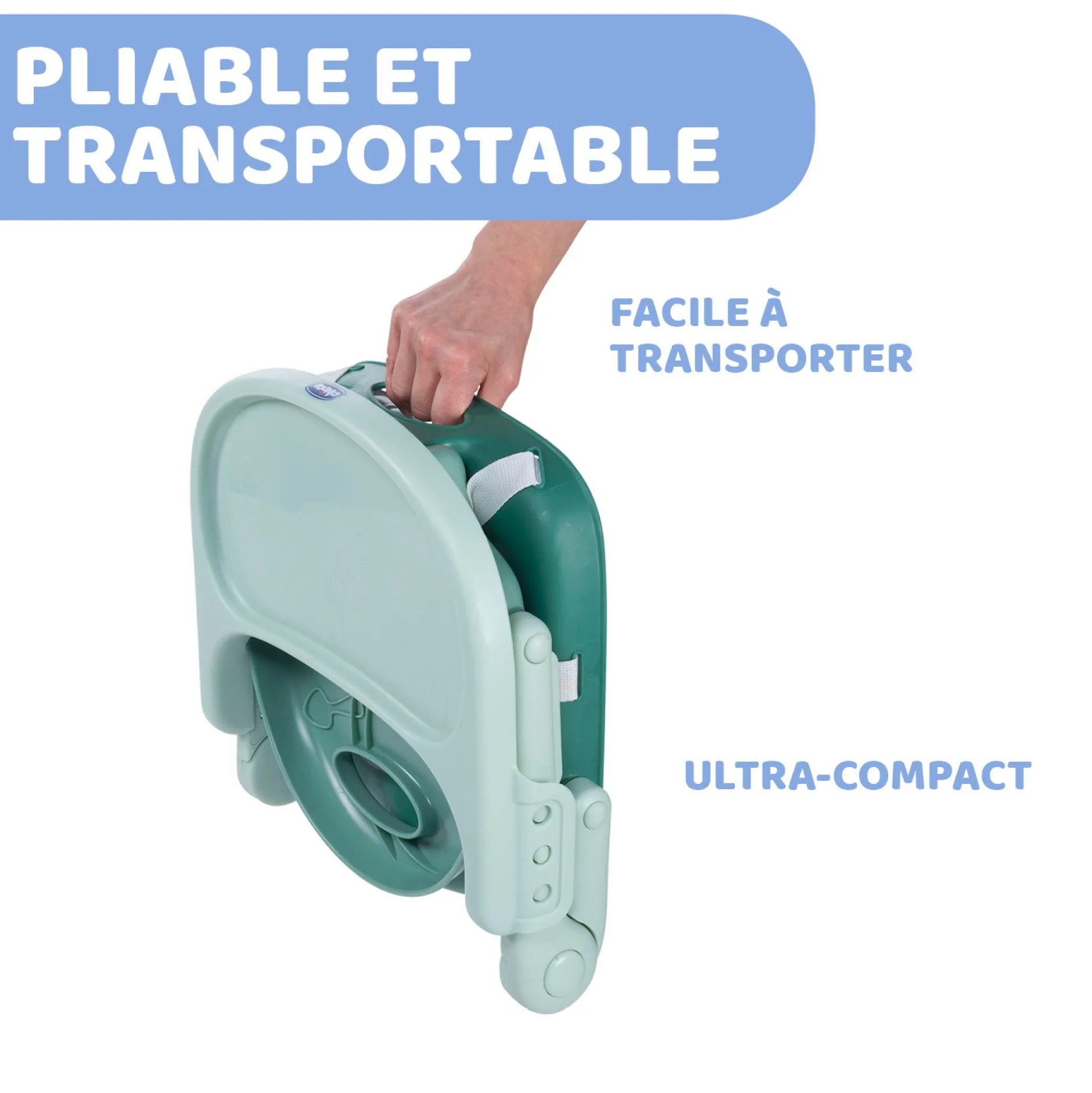 Rehausseurs*Chicco Rehausseur Pocket Snack de Sage