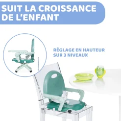 Rehausseurs*Chicco Rehausseur Pocket Snack de Sage