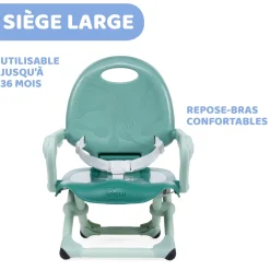 Rehausseurs*Chicco Rehausseur Pocket Snack de Sage