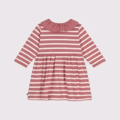 Robes, Jupes*Petit Bateau Robe à manches longues en jersey épais de Rosewood