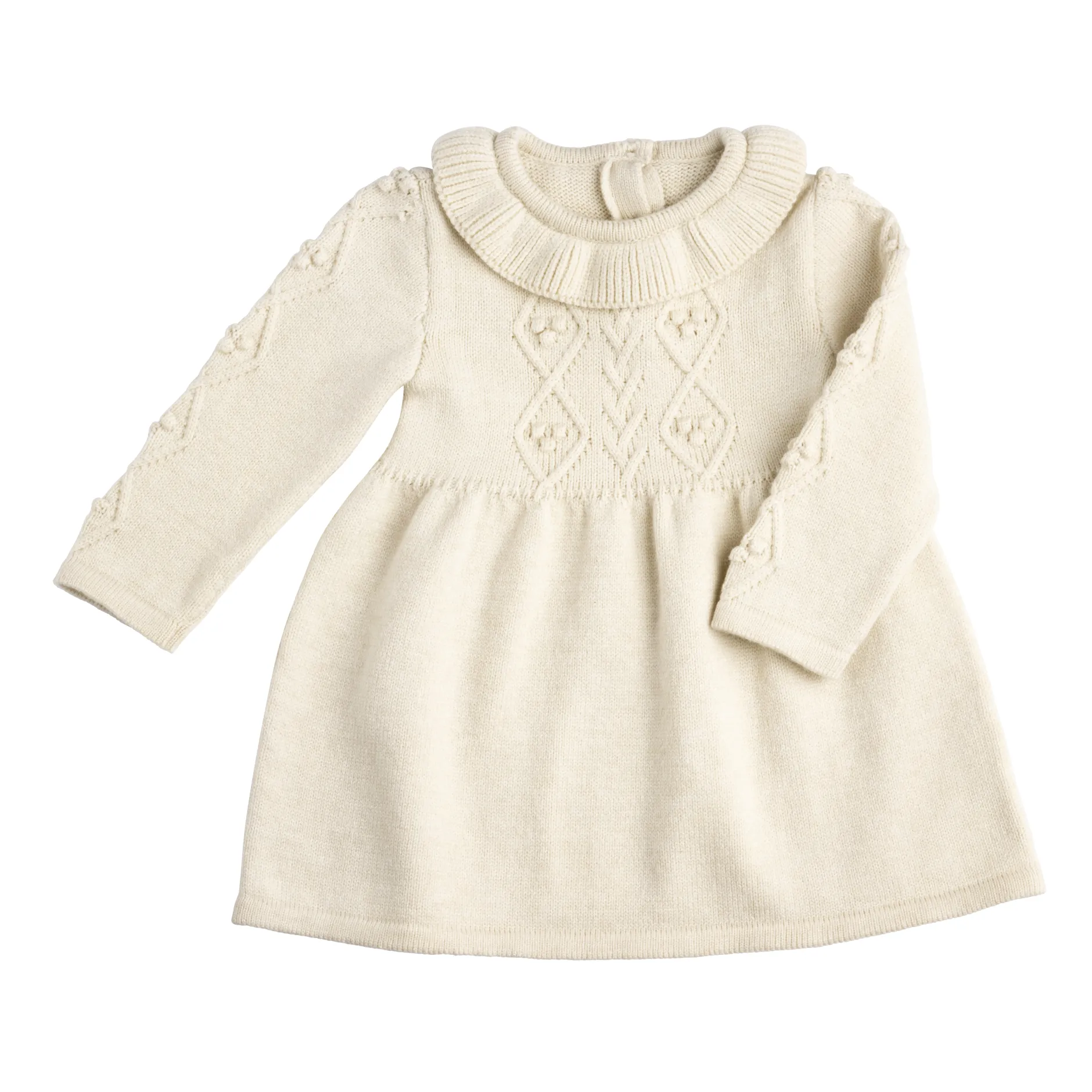 Robes, Jupes*P'tit bisou Robe en tricot manches longues de Beige