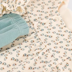 Robes, Jupes*Petit Bateau Robe en tubique et legging bébé de Blanc avalanche/multico