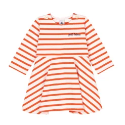 Robes, Jupes*Petit Bateau Robe manches longues de Fleur / Spicy