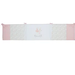Tours De Lit*Trois Kilos Sept Rose & Lili Tour de lit 40 x 180 cm de