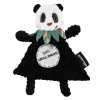 Doudous*Les Déglingos Rototos le panda doudou plat de