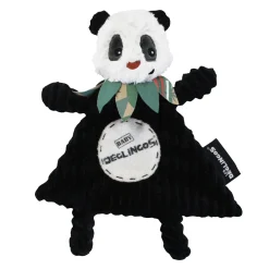 Doudous*Les Déglingos Rototos le panda doudou plat de