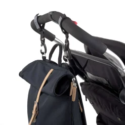 Tout Pour Vos Balades|Sacs À Langer*Lässig Sac à dos à langer Rolltop de Bleu nuit