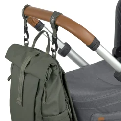 Tout Pour Vos Balades|Sacs À Langer*Lässig Sac à dos à langer Rolltop Up de Olive