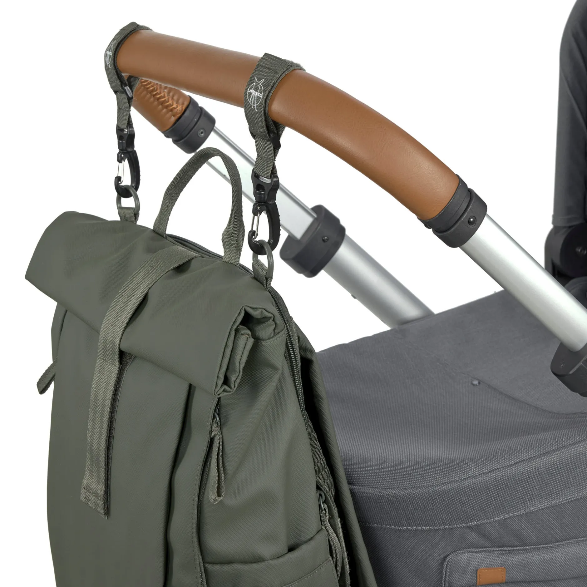 Tout Pour Vos Balades|Sacs À Langer*Lässig Sac à dos à langer Rolltop Up de Olive