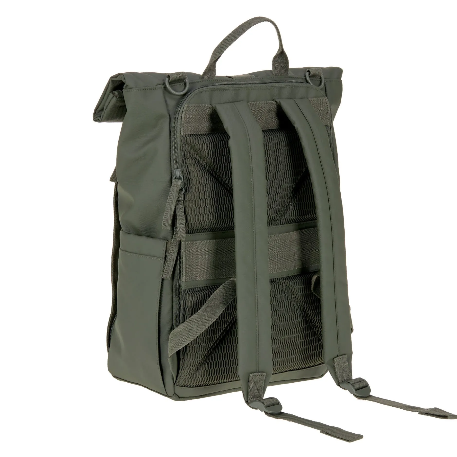Tout Pour Vos Balades|Sacs À Langer*Lässig Sac à dos à langer Rolltop Up de Olive