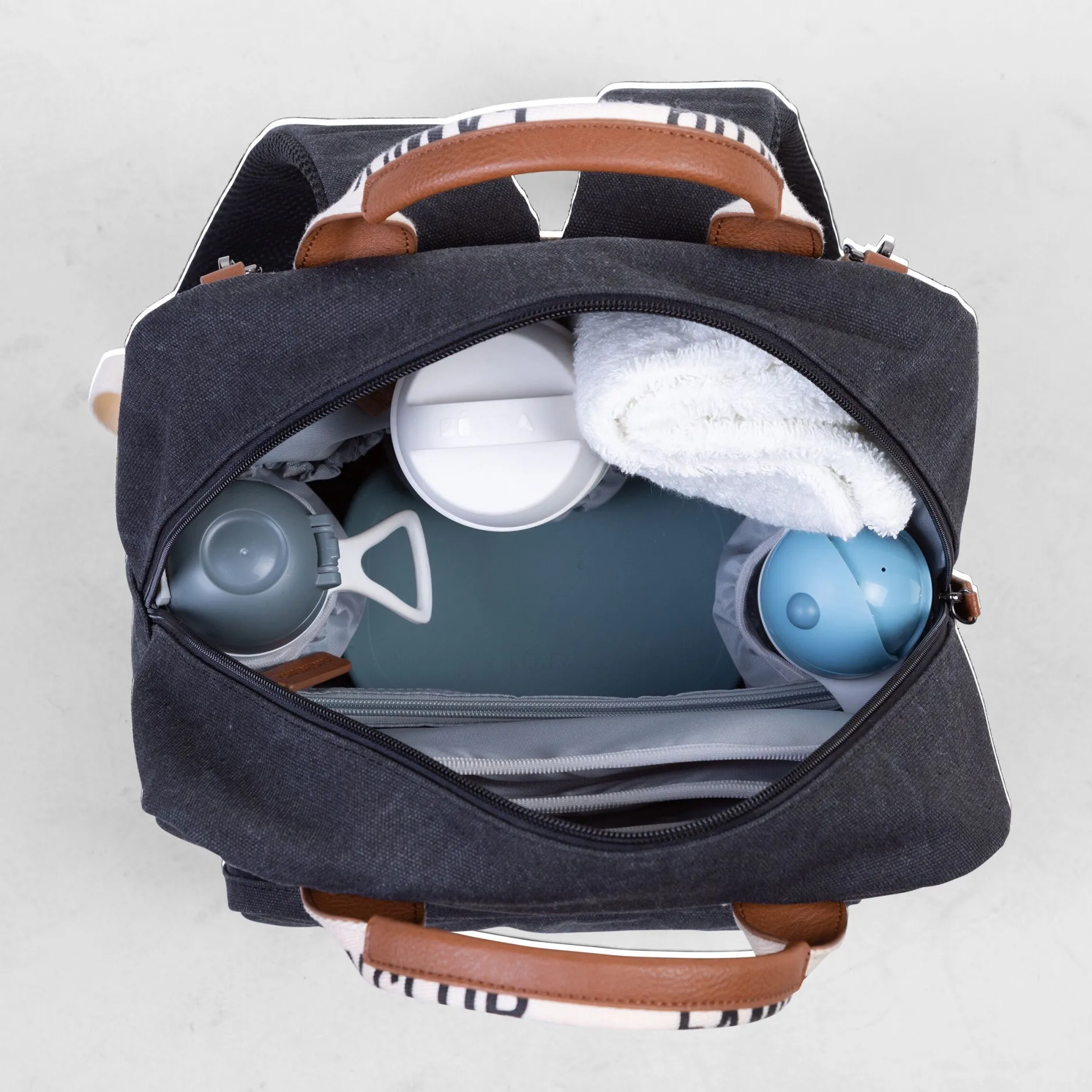 Sacs À Langer|Tout Pour Vos Balades*Childhome Sac à Dos Family Club Signature de Noir