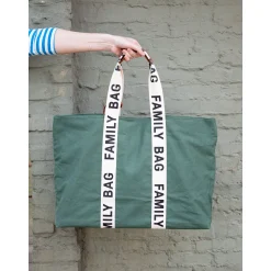 Sacs À Langer|Tout Pour Vos Balades*Childhome Sac à langer Family Bag Signature de Canvas