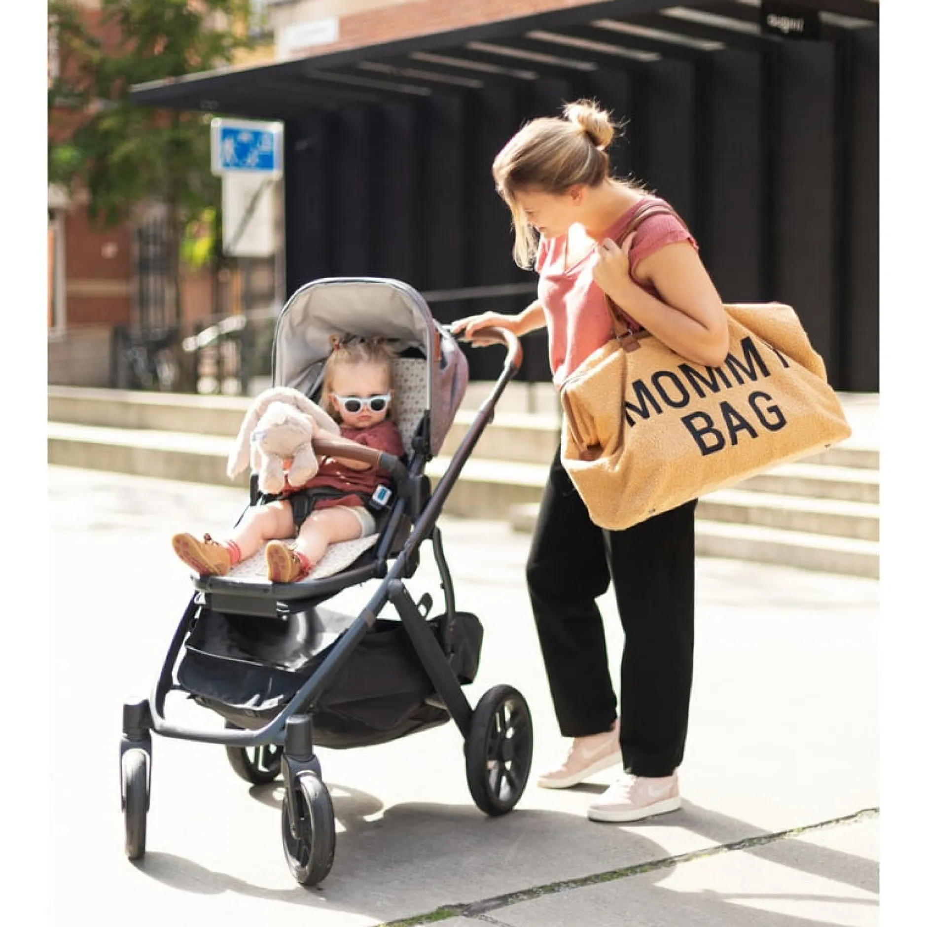 Sacs À Langer|Tout Pour Vos Balades*Childhome Sac à langer Mommy Bag de Teddy brun