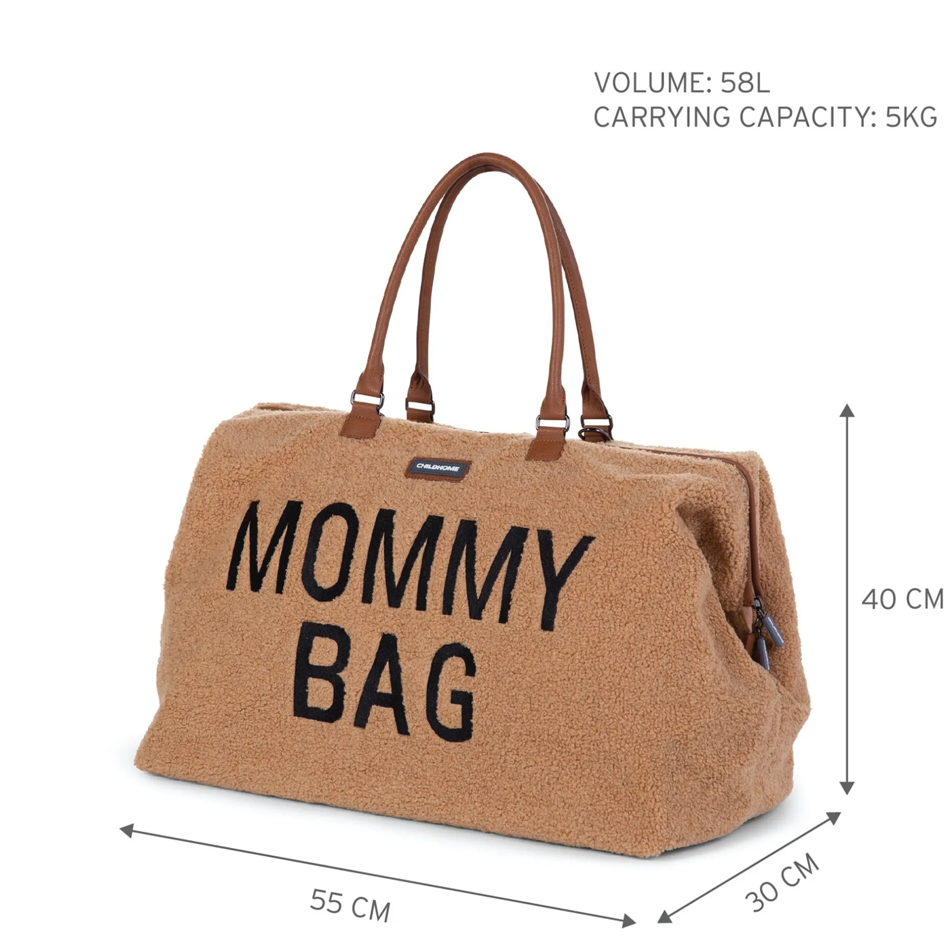 Sacs À Langer|Tout Pour Vos Balades*Childhome Sac à langer Mommy Bag de Teddy brun