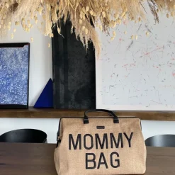 Sacs À Langer|Tout Pour Vos Balades*Childhome Sac à langer Mommy Bag de Raffia Look