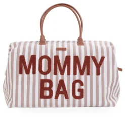 Sacs À Langer|Tout Pour Vos Balades*Childhome Sac à langer Mommy Bag de Rayures Terra