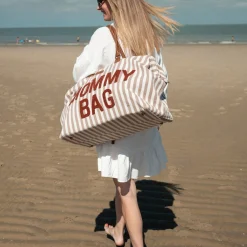Sacs À Langer|Tout Pour Vos Balades*Childhome Sac à langer Mommy Bag de Rayures Terra