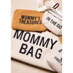 Sacs À Langer|Tout Pour Vos Balades*Childhome Sac à langer Mommy Bag de Teddy écru