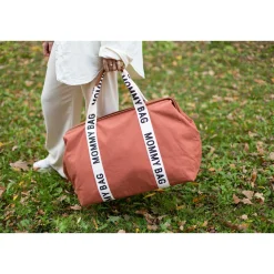 Sacs À Langer|Tout Pour Vos Balades*Childhome Sac à langer Mommy Bag Signature de Terracotta