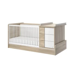 Ensembles Évolutifs*Galipette Sacha lit compact bébé 70x140 de Chêne