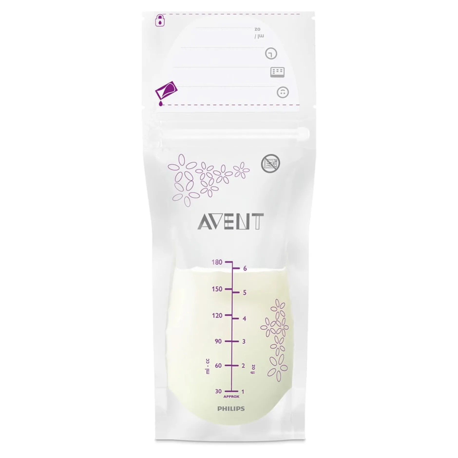 Conservation Du Lait Maternel*Philips AVENT Sachets de conservation lait - lot 25 de