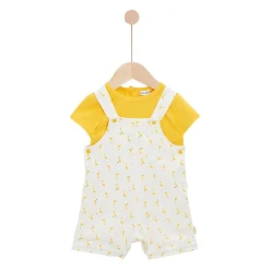 Combinaisons, Salopettes*P'tit bisou Salopette courte + haut de Girafe