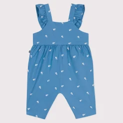 Combinaisons, Salopettes*Petit Bateau Salopette en coton jambes longues brodée de fleurs de Alaska