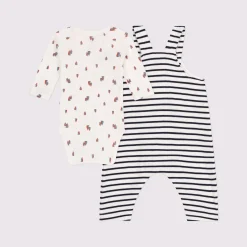 Bodies|Combinaisons, Salopettes*Petit Bateau Salopette et body en coton de