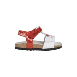 Chaussures Garçon|Chaussures Fille*Geox Respira Sandales Chalki 21 de Minnie rouge Et Blanc