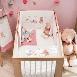 Parures De Lit*Nattou Sasha & Pauline Housse couette et taie d’oreiller de