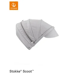 Tout Pour Vos Balades|Accessoires Poussettes*Stokke® Scoot canopy de Gris mélange