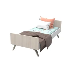 Lits 90X190 Non Évolutifs*Sauthon Baby's Sweet Home Serena lit junior 90x190 de Acacia/Blanc