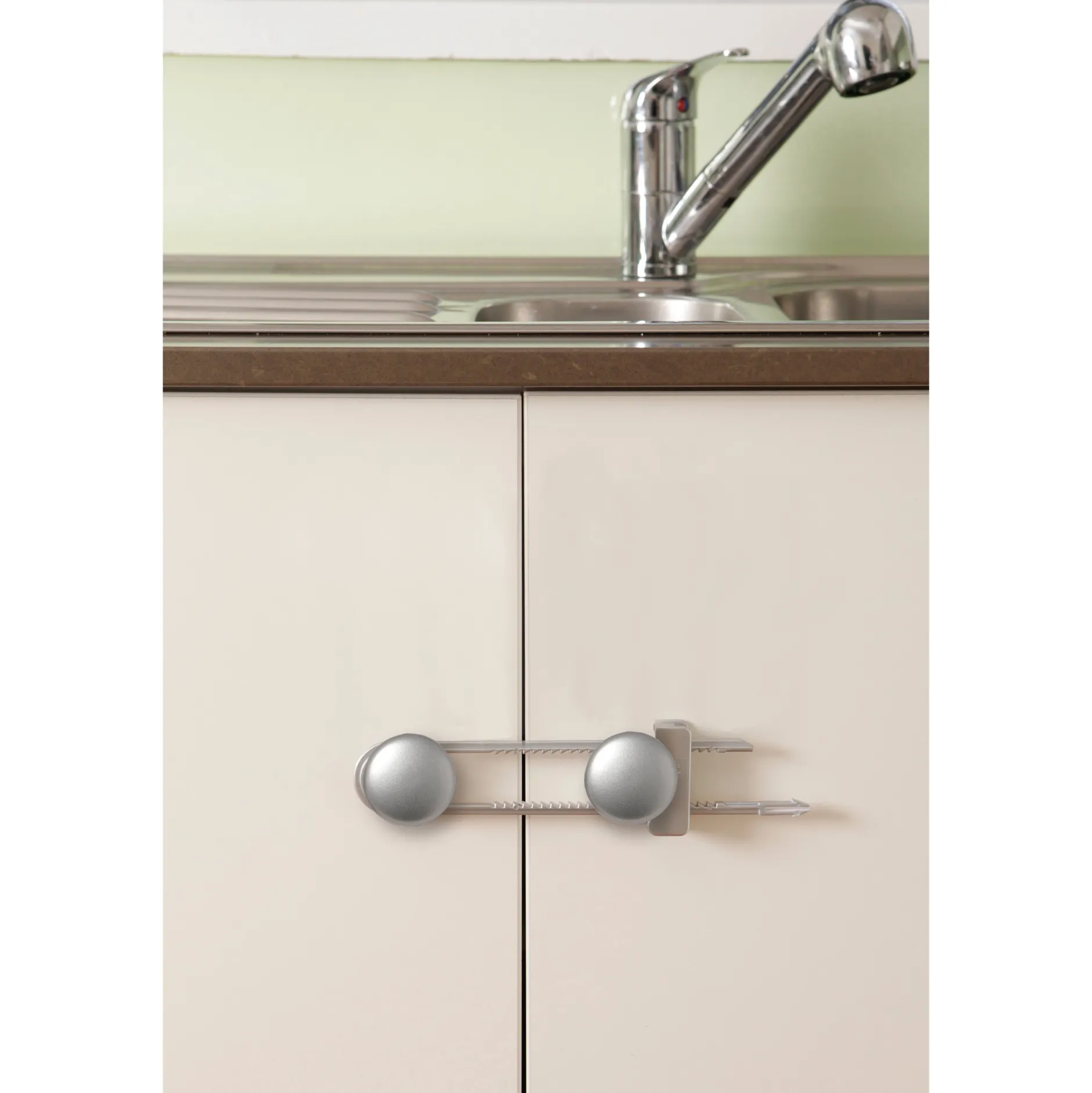 Sécurité Domestique*Dreambaby Serrure coulissante pour armoire de argent