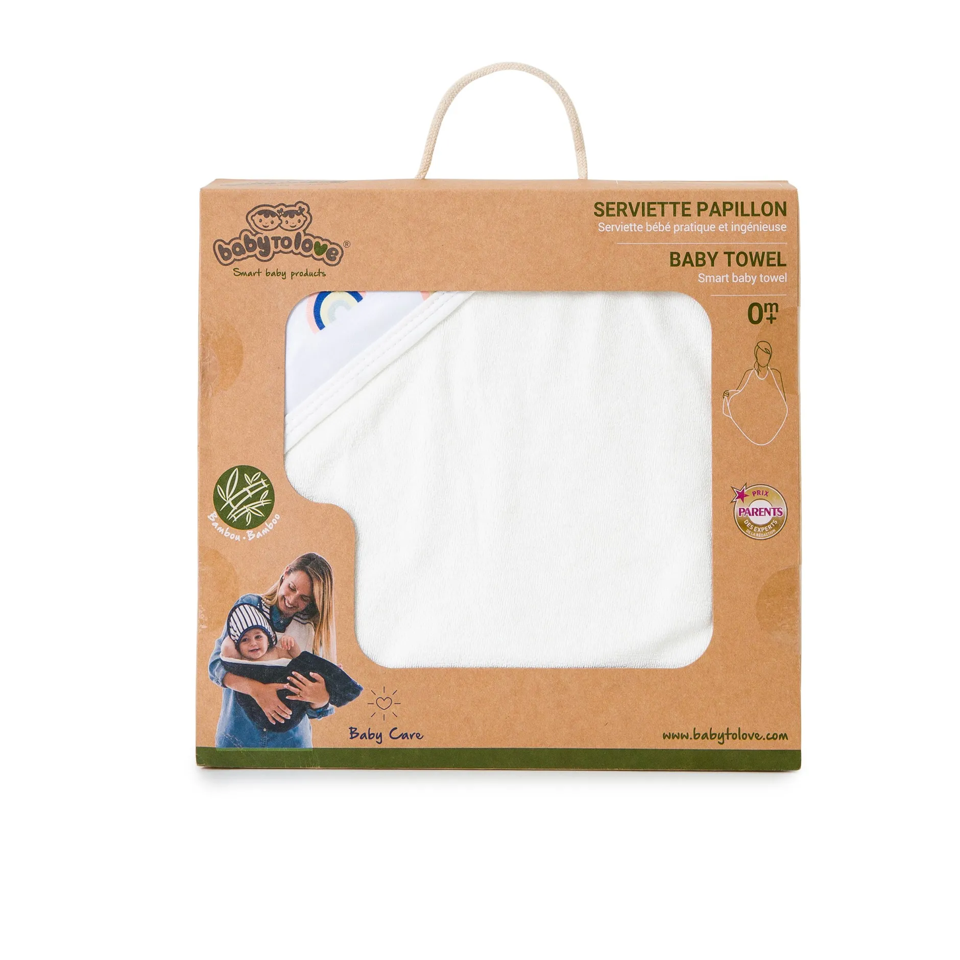 Sorties De Bain*Babytolove Serviette Papillon de Rainbow
