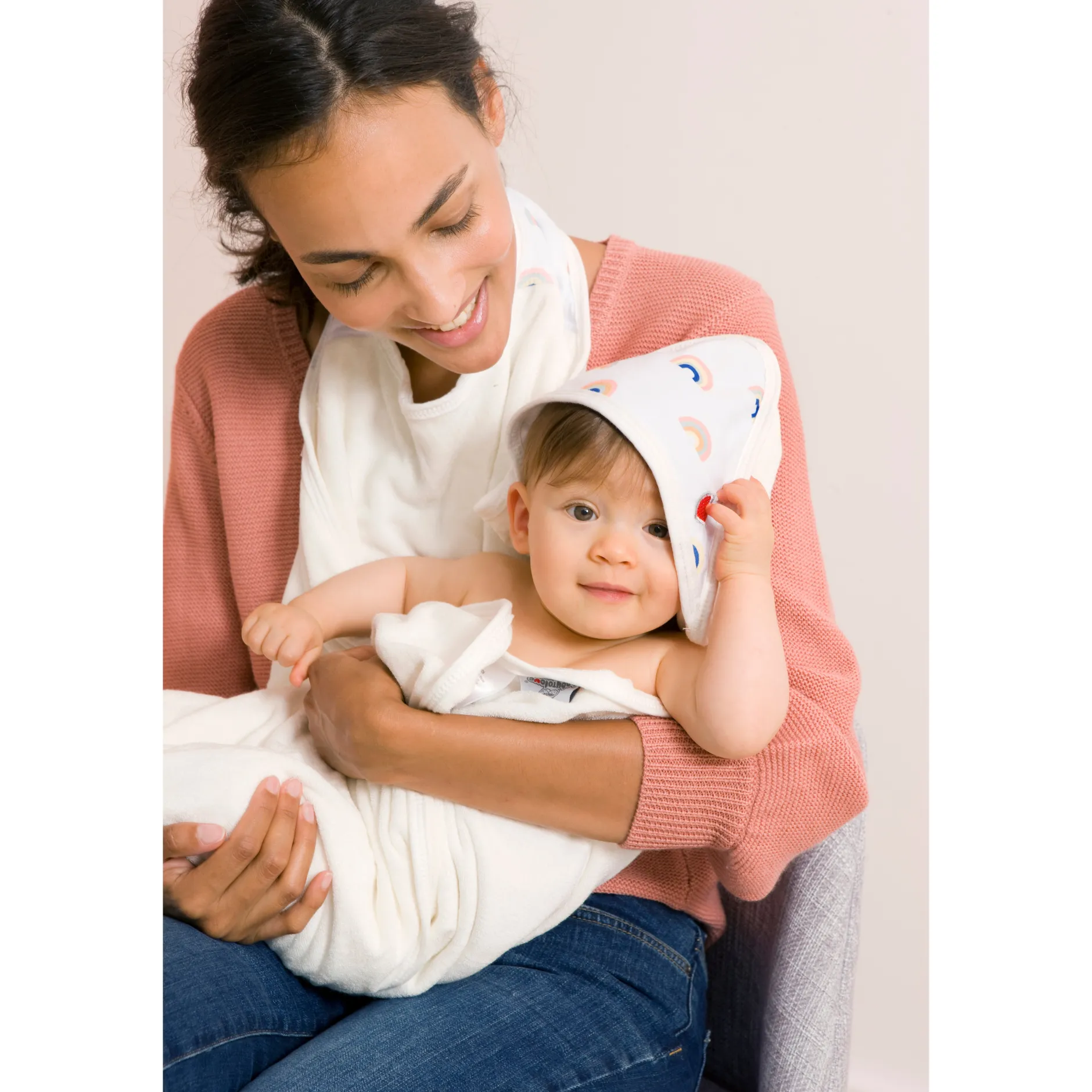 Sorties De Bain*Babytolove Serviette Papillon de Rainbow