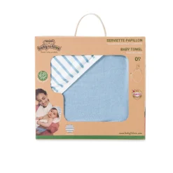 Sorties De Bain*Babytolove Serviette papillon bambou de Blue stripes