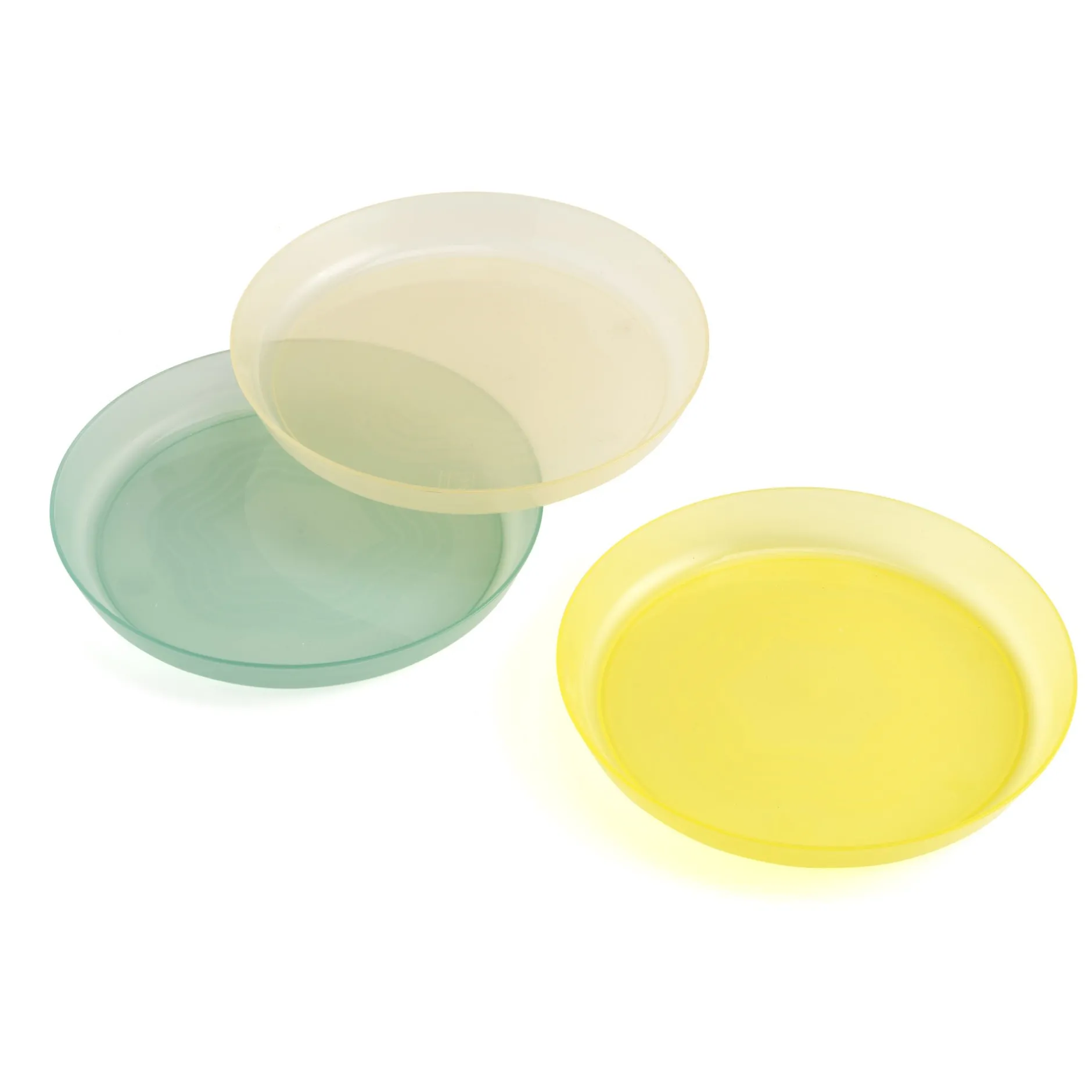 Assiettes*Formula Baby Set de 3 assiettes de Vert/Jaune