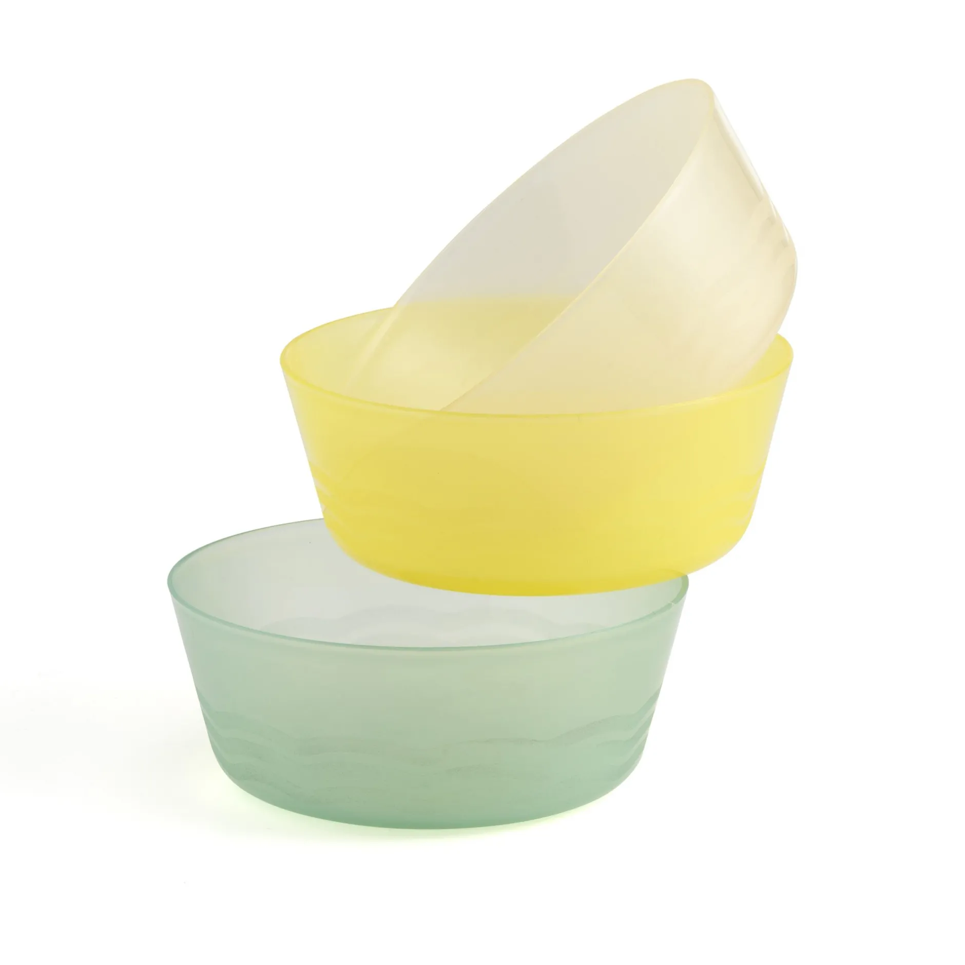 Bols*Formula Baby Set de 3 bols de Vert/Jaune