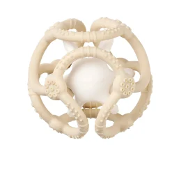 Balles & Ballons*Nattou Set de balles Silicone de Argile / Blanc