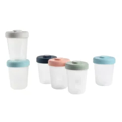 Pots*Béaba Set 2ème âge 6 Portions clip 250 ml de