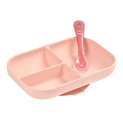 Coffrets|Assiettes*Béaba Set repas silicone de Rose