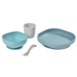 Coffrets|Assiettes*Béaba Set Vaisselle Silicone 4 pièces de Jungle