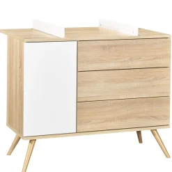 Plans À Langer|Plans*Sauthon Baby's Sweet Home Seventies dispositif à langer de Chêne doré